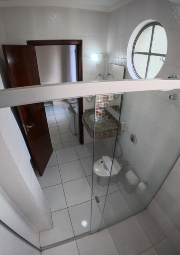 Bathroom 4, Foz Presidente Economic Hotel, Foz do Iguaçu