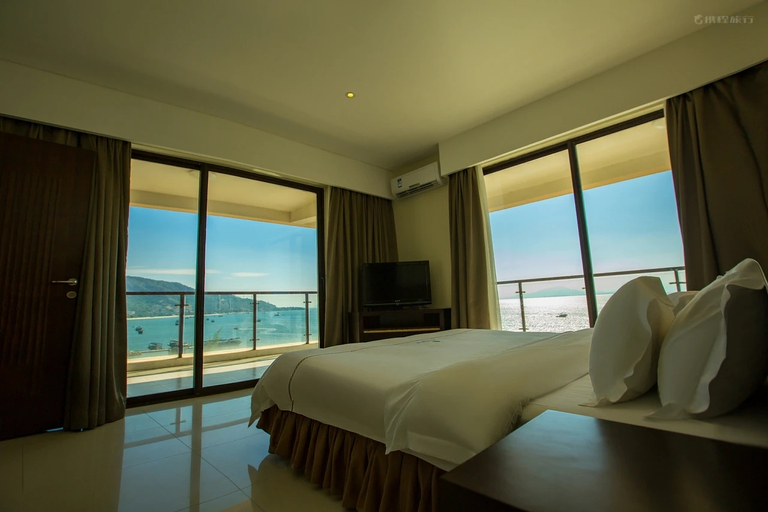 Bedroom, Haifan Holiday Apartment Hotel (Xunliao Bay Haishang Wanpan), Huizhou