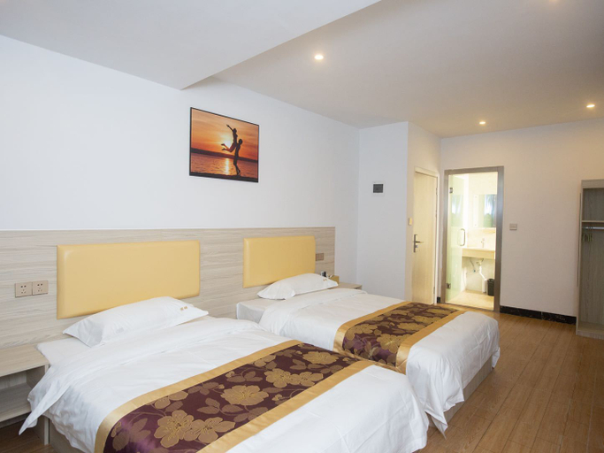 Bedroom, Hello Light Hotel(Zhuhai Chinatown Market), Zhuhai