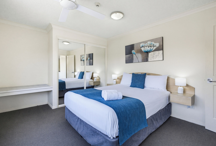 Bedroom 4, Belaire Place Motel Apartments, Caloundra - Caloundra S.
