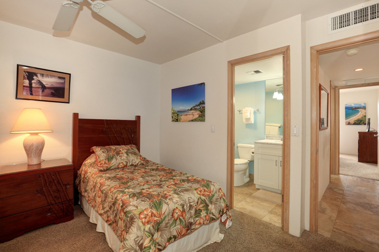Bedroom 3, Kihei Beach, #509 2 Bedroom Condo by RedAwning, Maui