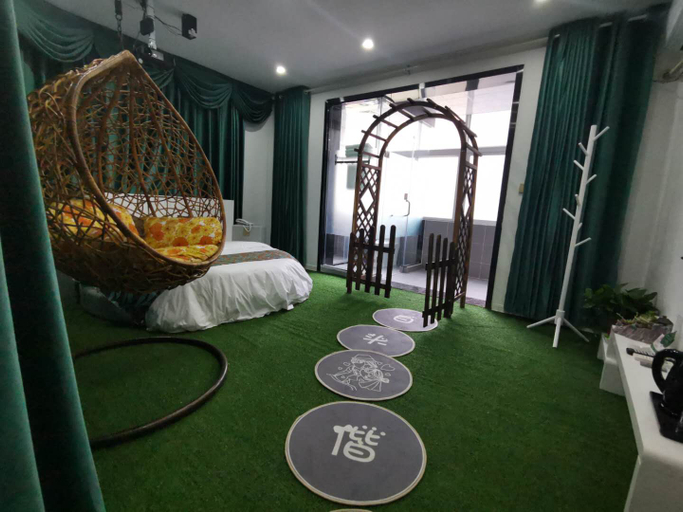 Bedroom, Hidden Lane Private Movie Theme Hotel (Zhoukou Yangcheng Park), Zhoukou