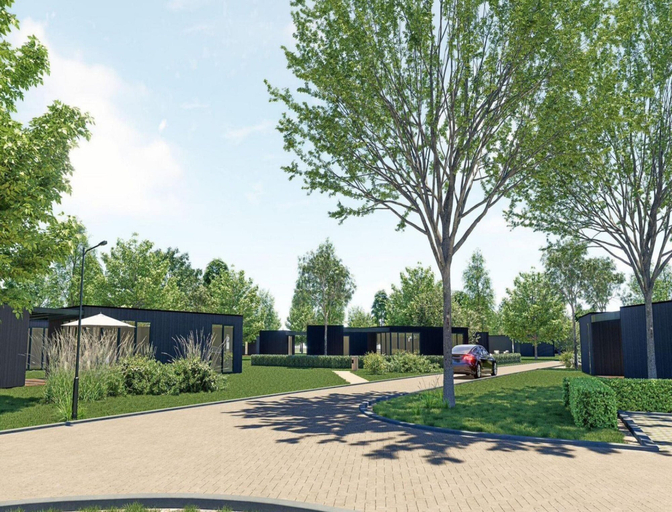 View from property 2, Family Retreat by Palette Resort De-steppe, Baarle-Nassau
