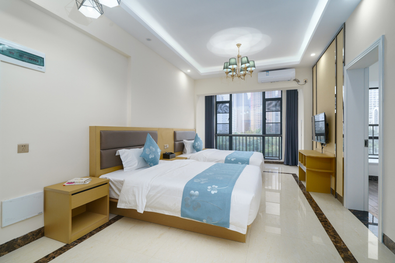 Bedroom 2, FangChengGangfuxi Hotel, Fangchenggang