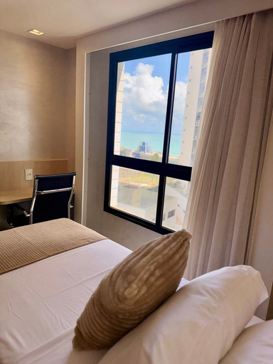 Room 3, Flat em Ponta Negra com vista para o mar, Natal
