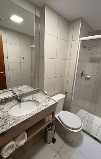 Bathroom 4, Flat em Ponta Negra com vista para o mar, Natal