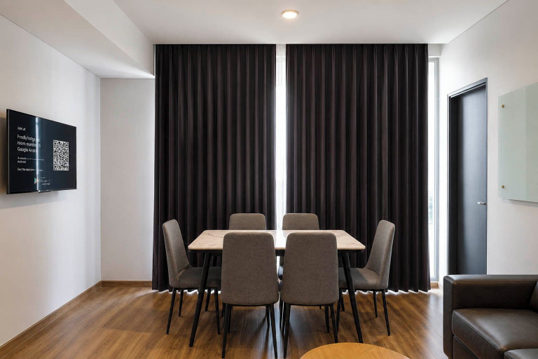 Dining room 3, 1Br Combined Unit At Apartment Tamansari Skylounge Balikpapan, Balikpapan