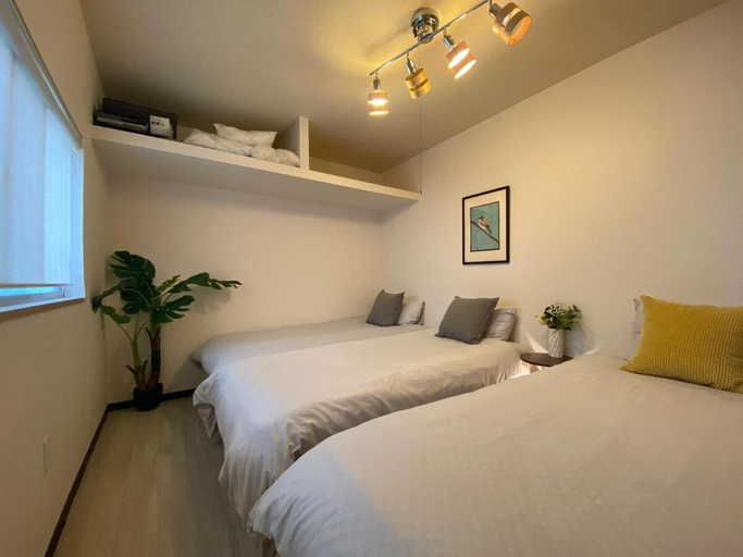 Bedroom 2, Matsu 2BR Private House Max6 5min Namba 40min KIX, Osaka