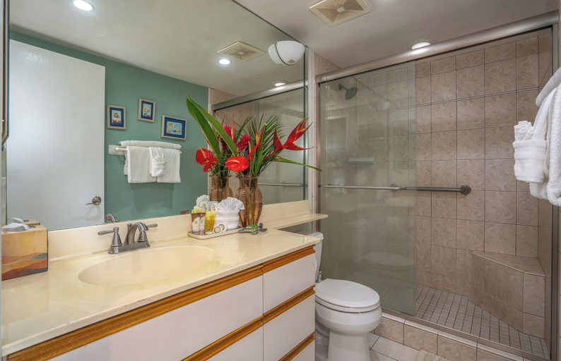 Bathroom, Kihei Surfside, #509 1 Bedroom Condo by RedAwning, Maui