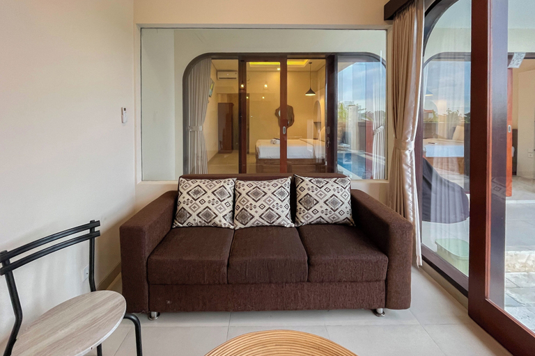 Living room 2, Cozy 2Br At Villa Damar Pererenan, Badung