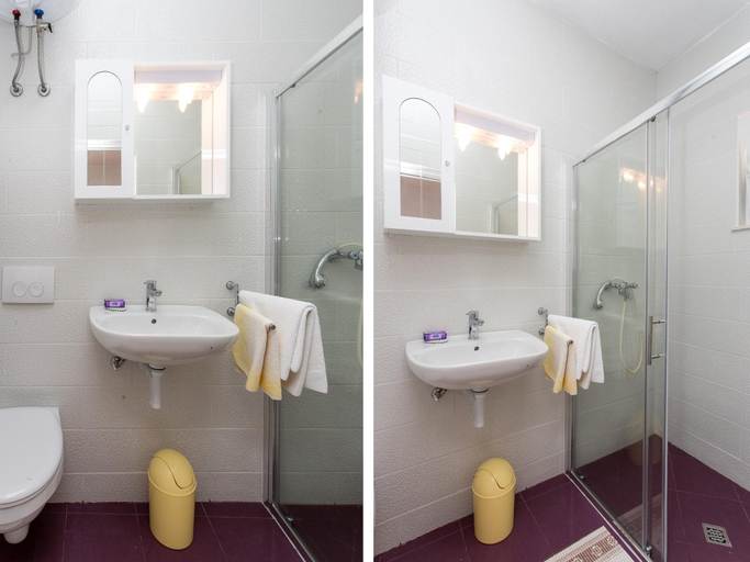 Bathroom 2, Kolocep Apartments, Pojezerje