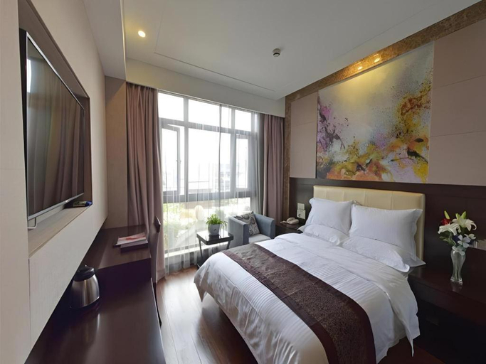 Bedroom 2, GreenTree Inn JiangSu Changzhou Dinosaur Park Global Harbor Express Hotel, Wuxi