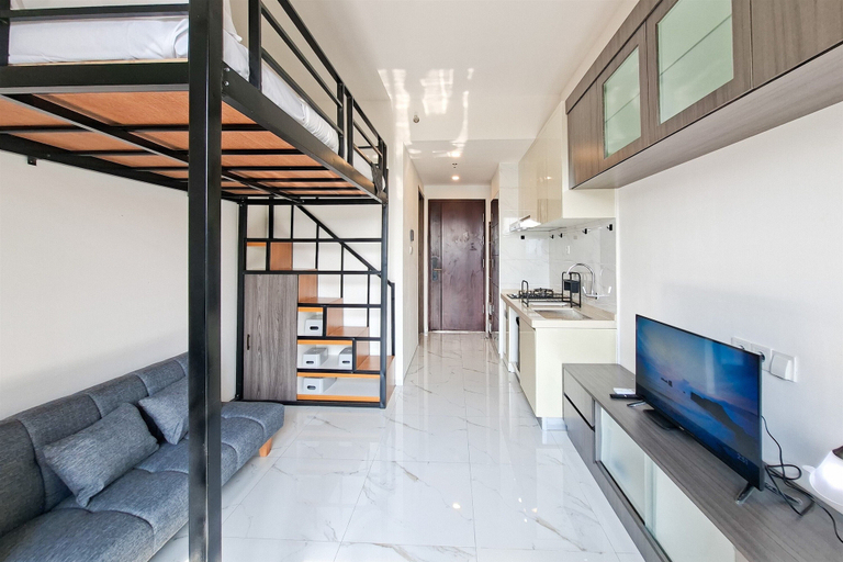 Room 2, Industrial Modern Studio Apartment Sky House Bsd, South Tangerang