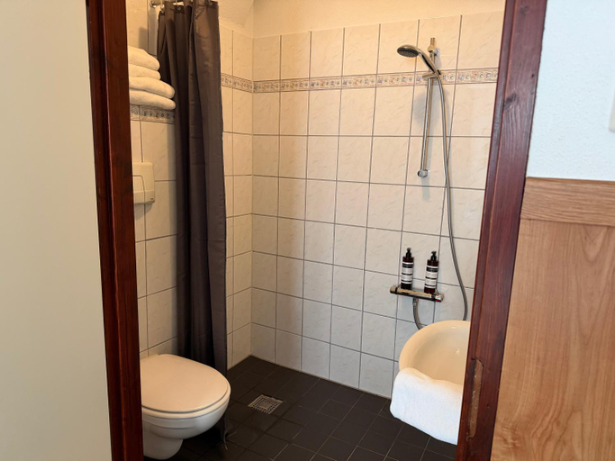 Bathroom 3, Hanzestadslogement "De Leeuw", logies in het centrum van Deventer, Deventer