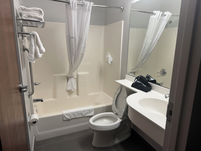 Bathroom 4, Microtel Inn & Suites by Wyndham Dickson City/Scranton, Lackawanna