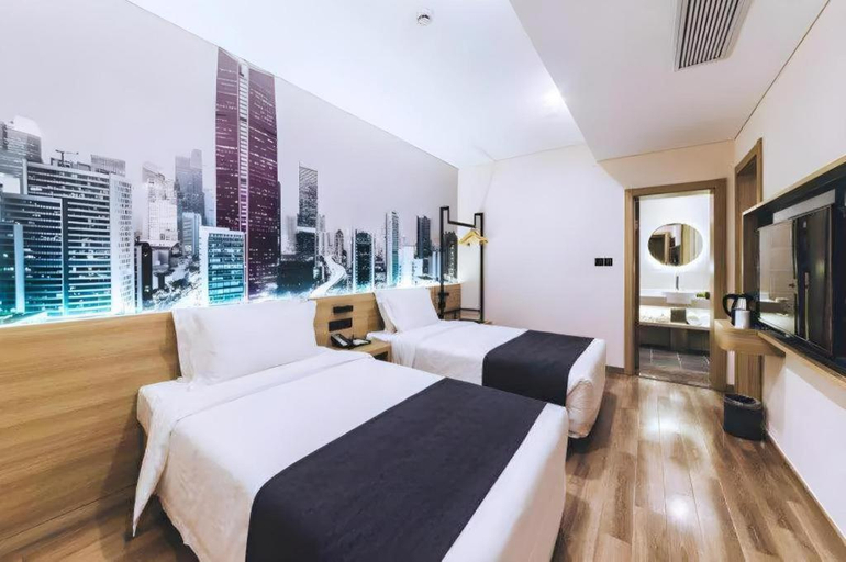 Bedroom 2, Jimoo Hotel, Shanghai