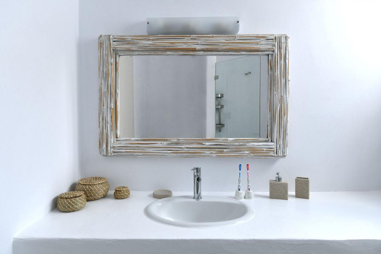 Bathroom 2, Luxury Paros Villa Villa Aethra Beautiful Serene Glisidia, South Aegean