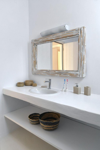 Bathroom 2, Luxury Paros Villa Villa Aethra Beautiful Serene Glisidia, South Aegean