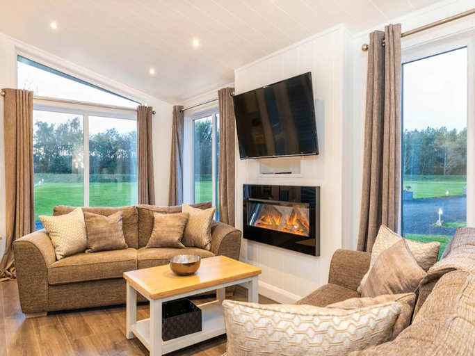 Living room, Scenic Perthshire Chalet With Sauna, Perthshire and Kinross