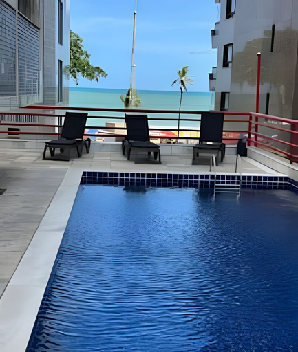 Pool 3, Flat com piscina a 50m da praia, Recife