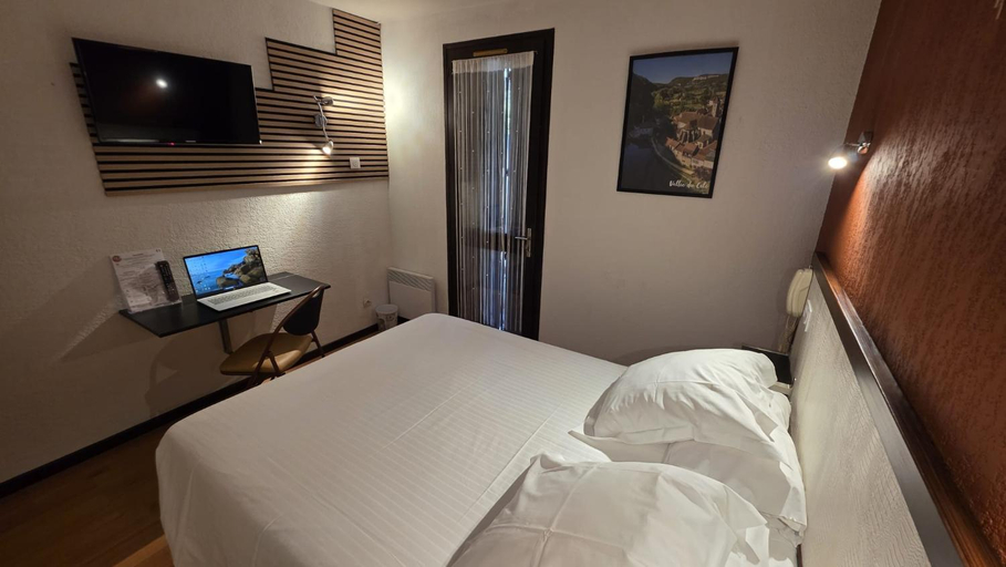 Bedroom 3, Hotel Les Gabarres, Lot