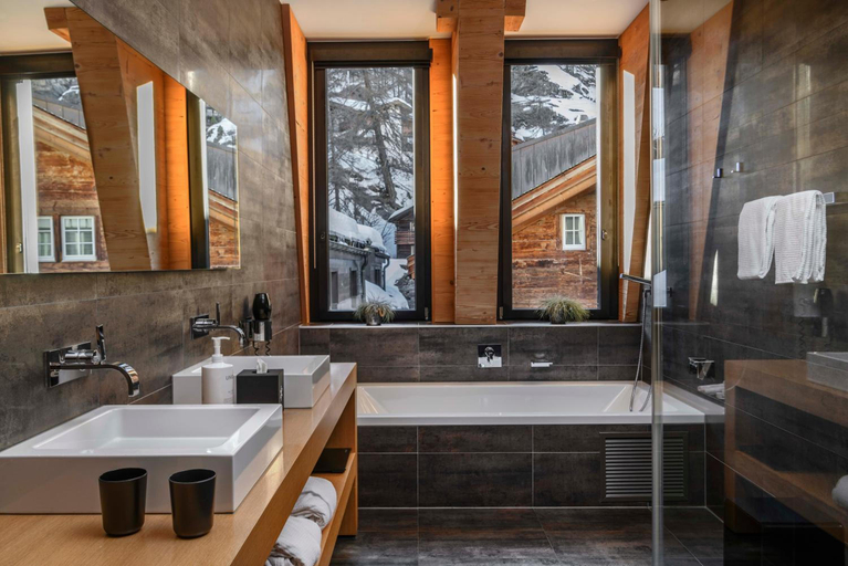 Bathroom 3, Post Design & Lifestyle Hotel, Visp