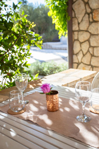 Others 4, Poolside Stone - Studio with Balcony - Marina Bok, Novalja