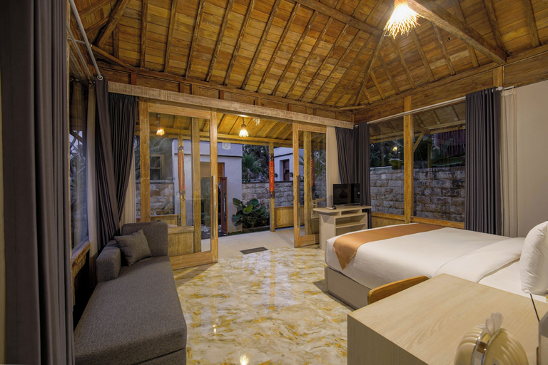 Room 2, Tropical 1BR Villa Bima Ubud w Workdesk, Gianyar