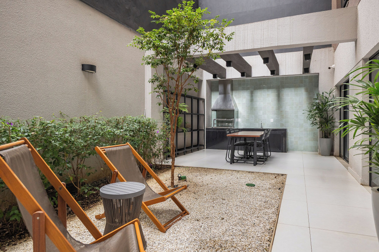 Outdoor dining 3, StayHome - Santa Cecília - Gym & Pool, São Paulo