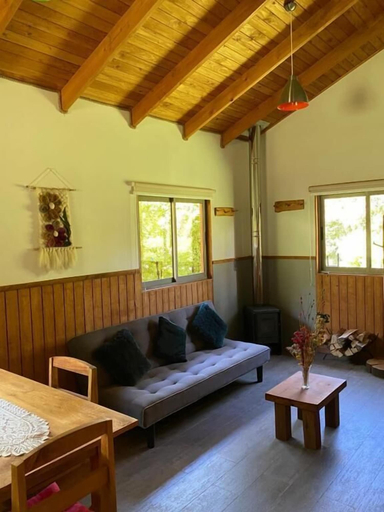 Living area, Cabañas Huenehue, Cautín