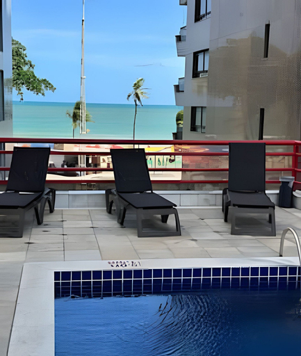 Pool 2, Flat com piscina a 50m da praia, Recife
