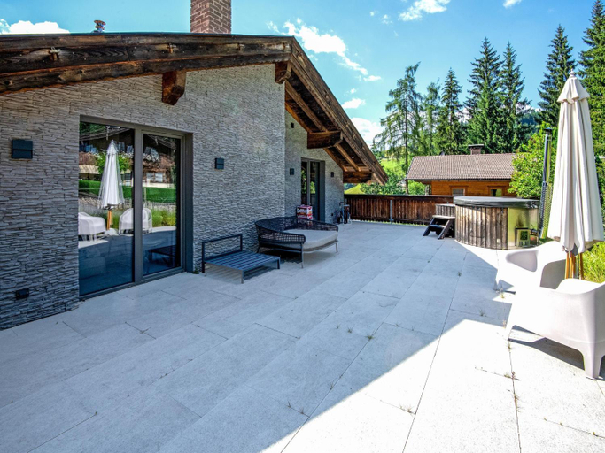 Balcony/terrace 5, Luxury chalet in Niederau with whirlpool, Kitzbühel