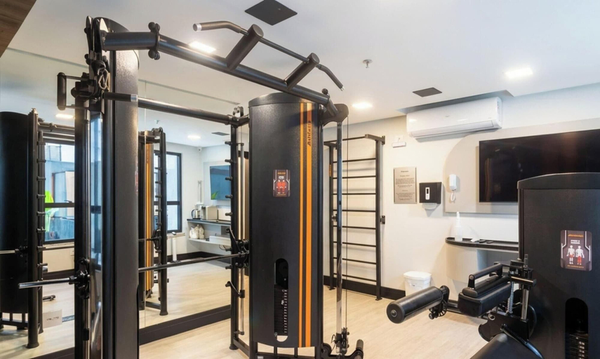 Fitness facility 3, Apt 300m From the Beach in Bldg w/ Pool Fnk1905, Itapema