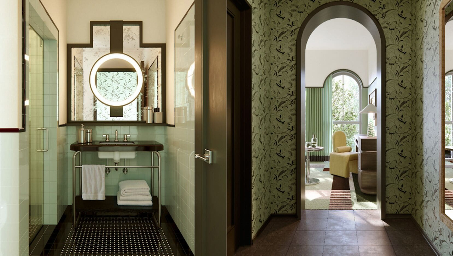 Bathroom 4, The Warbler, Orleans
