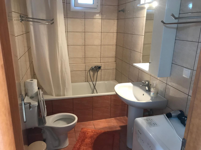 Bathroom, Theodora villas Portaria beach 2, Central Macedonia