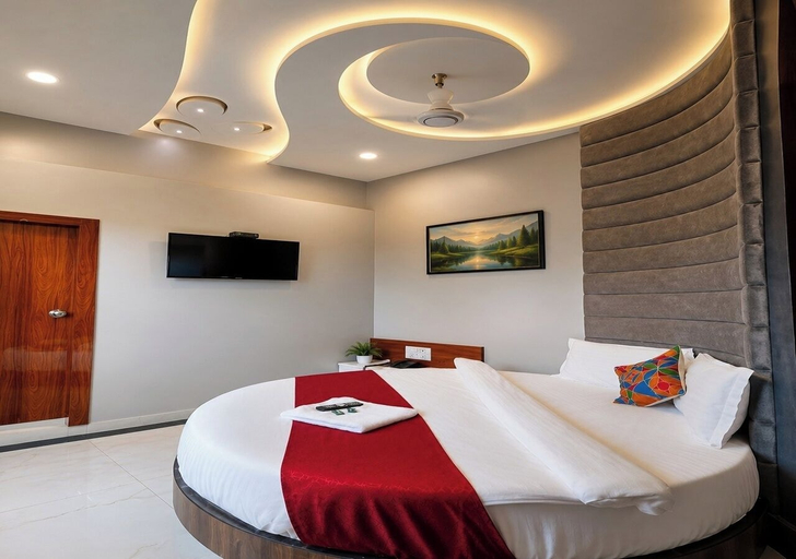 Bedroom 3, New Seven Hills By Glitz Hotels, Mumbai Suburban