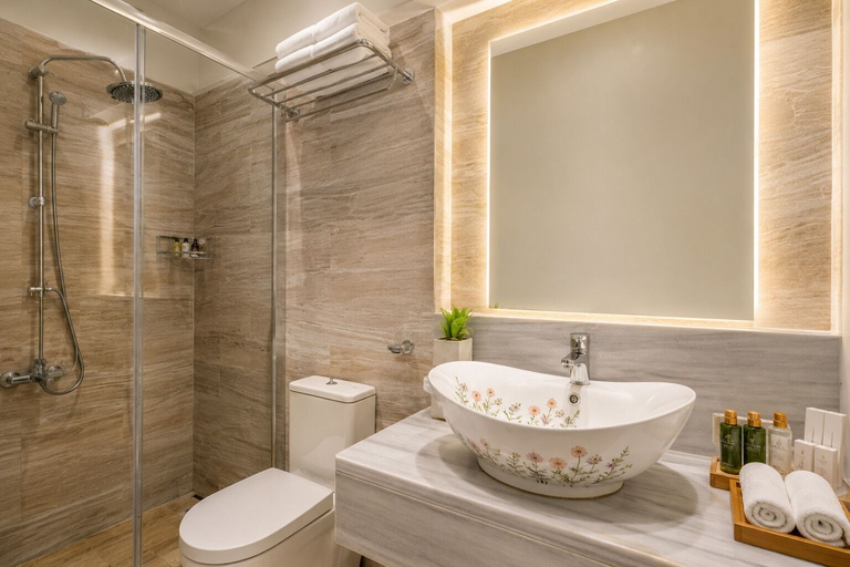 Bathroom, Lido Corfu Sun Hotel, Ionian Islands