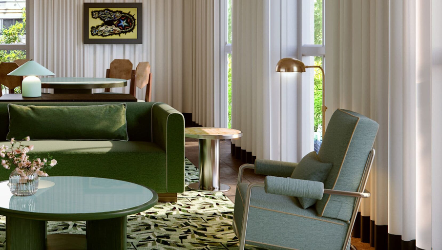Living area 3, The Warbler, Orleans