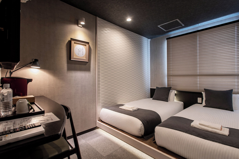 Bedroom 3, Yuyu Ukiyoe Hotel, Osaka