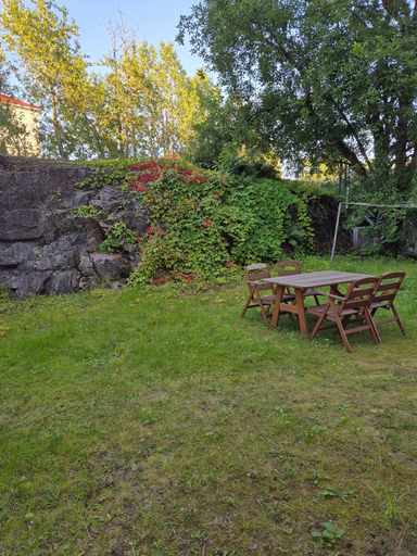 Garden, 2-room Flat in Alppila, Helsinki Near Pasila, Uusimaa