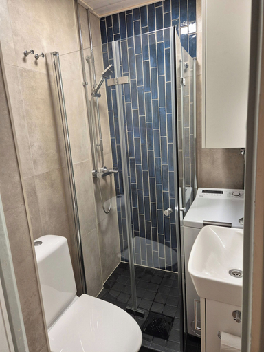 Bathroom 4, 2-room Flat in Alppila, Helsinki Near Pasila, Uusimaa