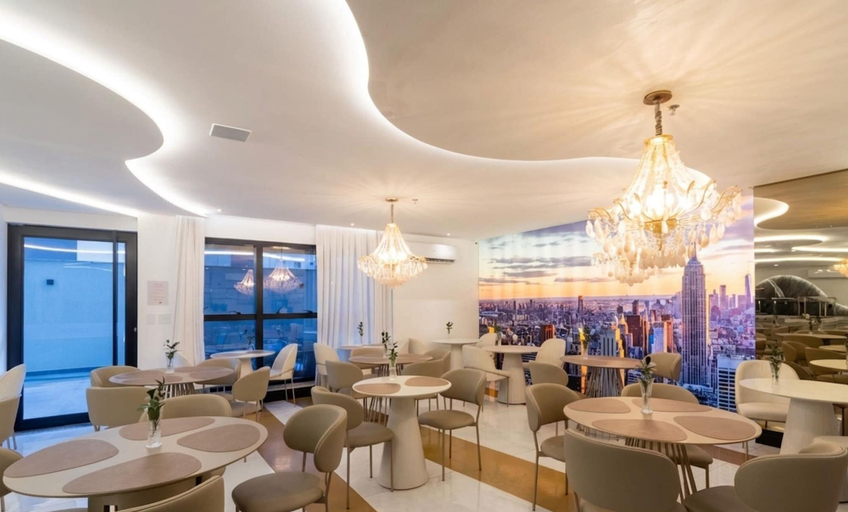 Dining 5, Apt 300m From the Beach in Bldg w/ Pool Fnk1905, Itapema