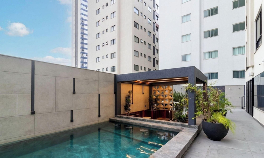 Pool 4, Apt 300m From the Beach in Bldg w/ Pool Fnk1905, Itapema
