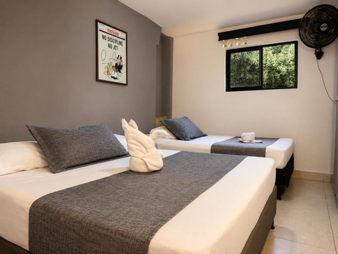 Bedroom 2, Hotel Laureles Palo Alto, Medellín