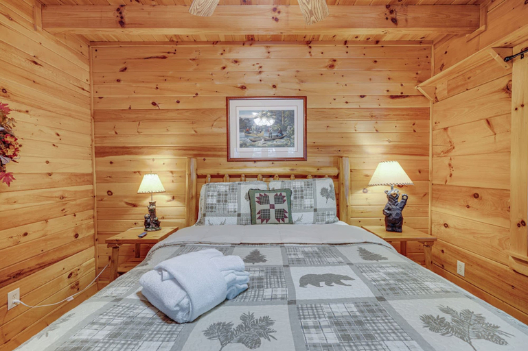 Room 4, Mountain Views w Slide Hot Tub Game Room, Fannin