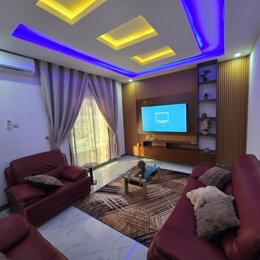 Living area 4, Appart hotel 3 bed room ADAMA SOW, Dakar