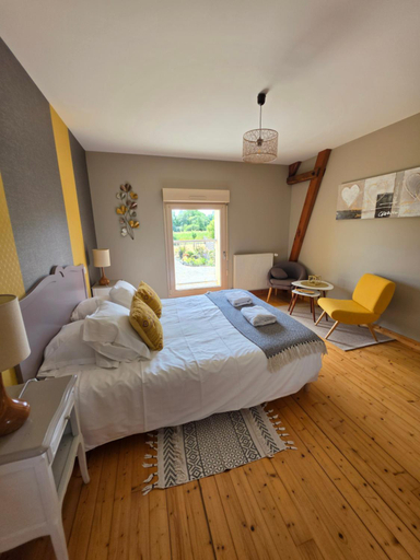 Bedroom 2, Gîte Mon Pré Vert, Mayenne