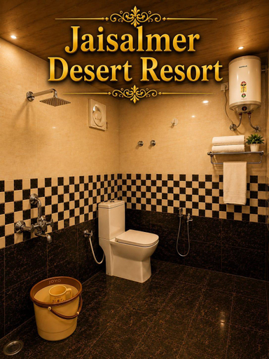 Bathroom, Jaisalmer Desert Resort , Jaisalmer