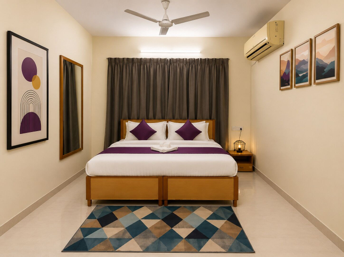 Room 3, Pinakii Comfort Stay Suites Prabhadevi, Mumbai City