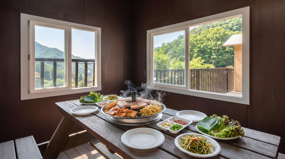 Food & Drinks, Gapyeong Iris Pension, Gapyeong